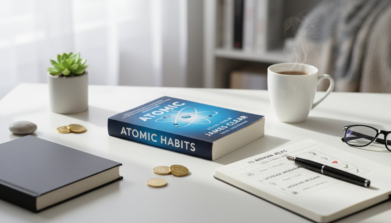 Review Buku 'Atomic Habits': Mengubah Hidup Melalui Perubahan Kecil yang Konsisten