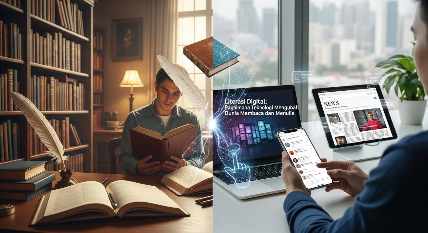 Literasi Digital: Bagaimana Teknologi Mengubah Dunia Membaca dan Menulis